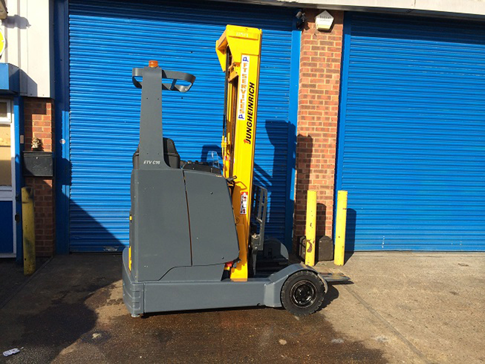 Used orange and black Jungheinrich ETV C16 for sale - FT Services